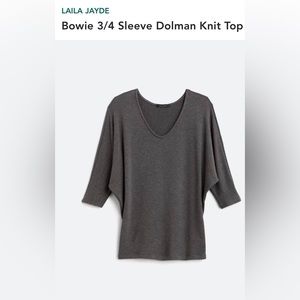 Bowie 3/4 Sleeve Dolman Knit Top